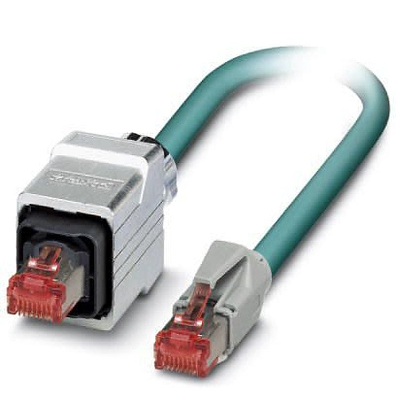Phoenix Contact VS, 5 m Cat5 Ethernet Cable, Blue, Shielded 2 Screened Polyurethane Sheath