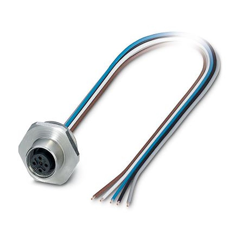 Phoenix Contact Female 5 way M12 to 5 way Free Cable End Sensor Actuator Cable, 500 mm