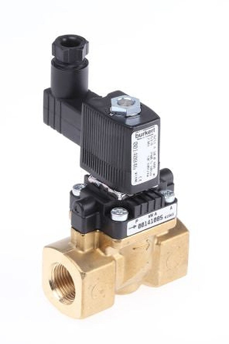Burkert Solenoid Valve 140846, 2 Port, NC, 230V ac