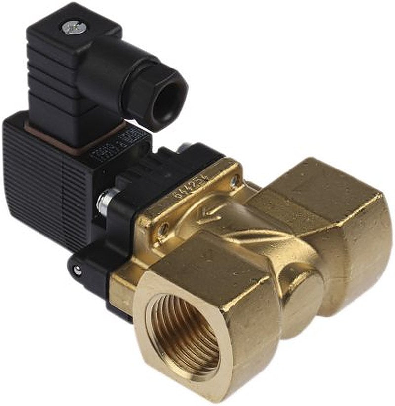 Burkert Solenoid Valve 140850, 2 Port, NC 1/2 in, 230V ac, 1/2 in