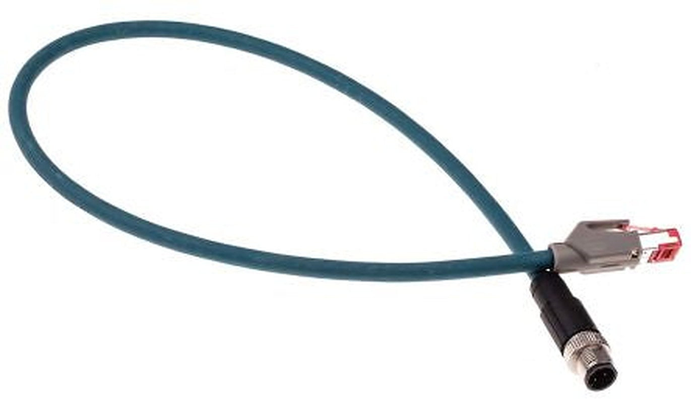 Phoenix Contact NBC-MSD/ 0.5-93E/R4AC SCO US, 500 mm Cat5 Ethernet Cable, Blue, Shielded 2 Screened Polyurethane Sheath