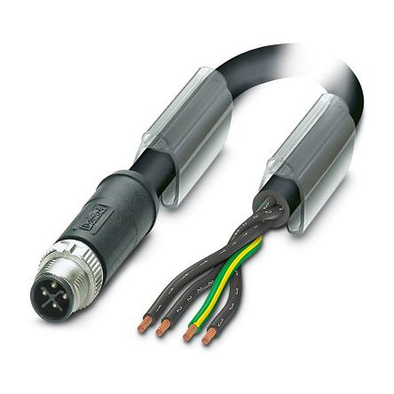 Phoenix Contact Male 4 way Straight to 4 way Unterminated Sensor Actuator Cable, 5 m
