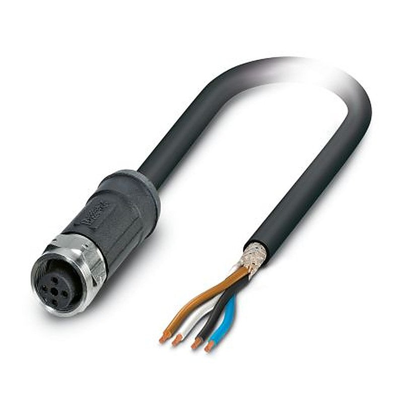 Phoenix Contact Free Cable End to Female M12, Straight Actuator/Sensor Cable, 30 m