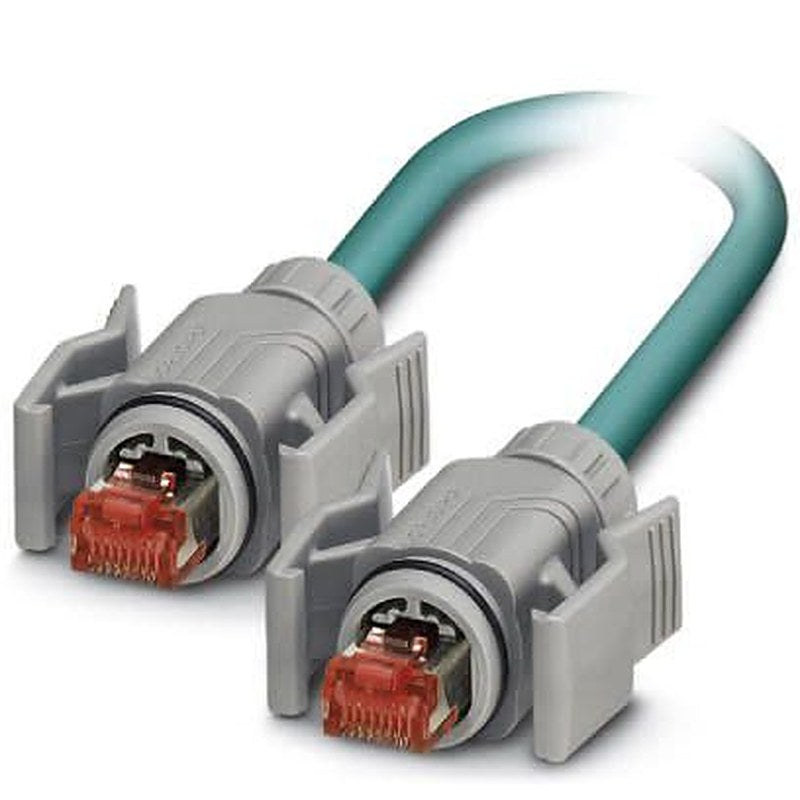 Phoenix Contact NBC, 5 m Cat5 Ethernet Cable, Blue, Shielded 8 Screened Polyurethane Sheath