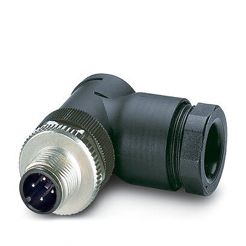 Phoenix Contact Circular Connector, 4 Contacts, Angle, M12 Connector, Plug, Male, IP67, SACC Series