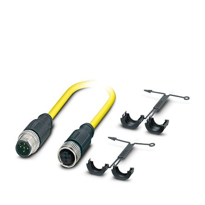 Phoenix Contact Male 5 way Straight to Female 5 way Straight Actuator/Sensor Cable, 1.5 m
