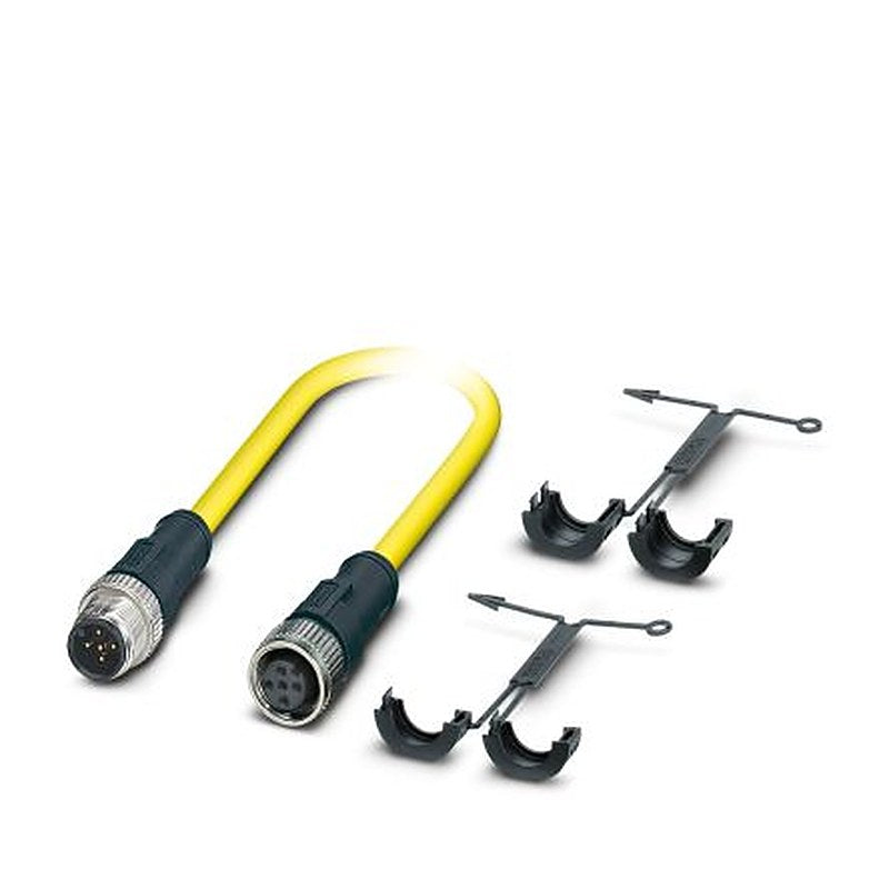 Phoenix Contact Male 5 way Straight to Female 5 way Straight Actuator/Sensor Cable, 1.5 m