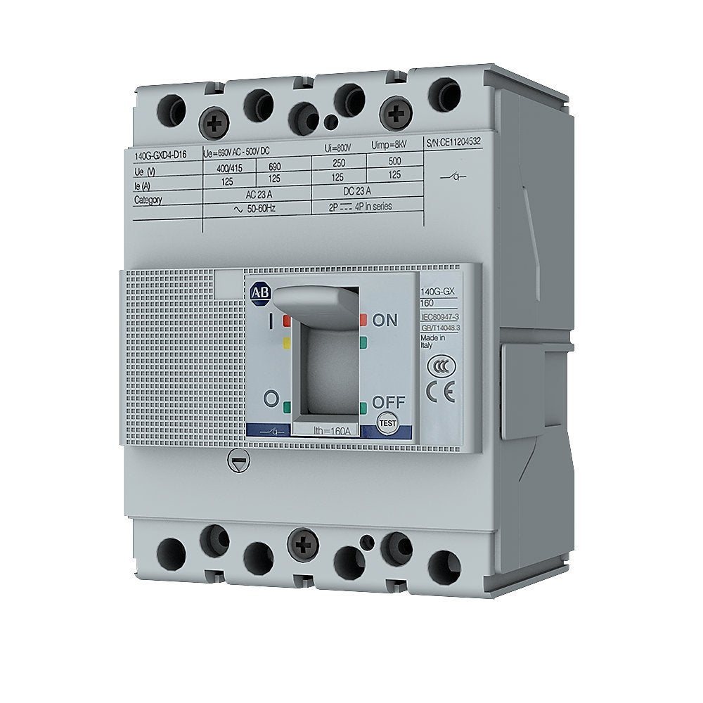 140G - Molded Case Switch Disconnector, G frame, No Rated Braking Capacity, Switch Disconnector (Isolator), 4 Poles, Rated Current 160 A