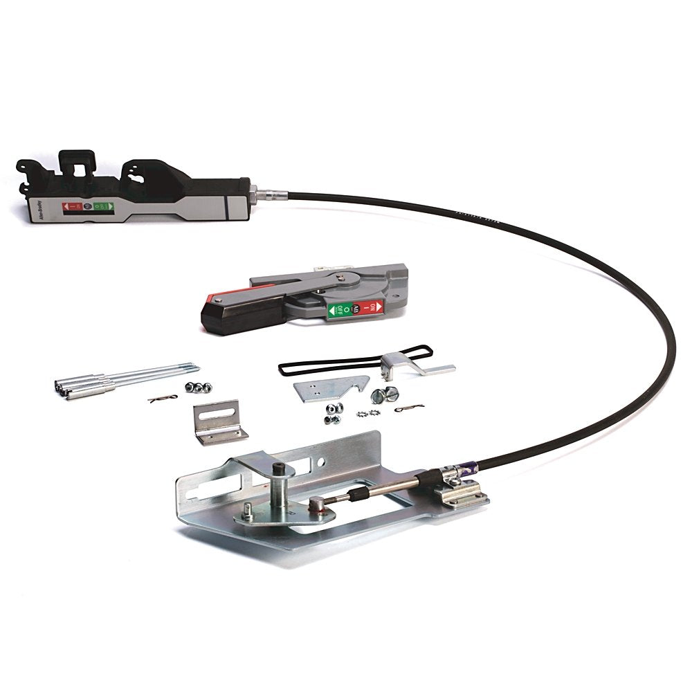 140G/1494V Product Handle Accessories/Operating Mechanisms, 140G Flange Cable - Plastic Actuator, Painted Metal Flange Handle, 10 ft
