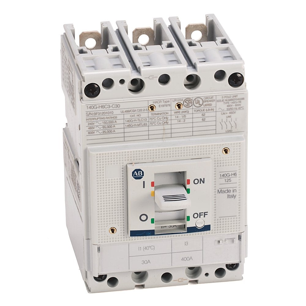 Molded Case Circuit Breaker, 65 kA at 480V, H frame