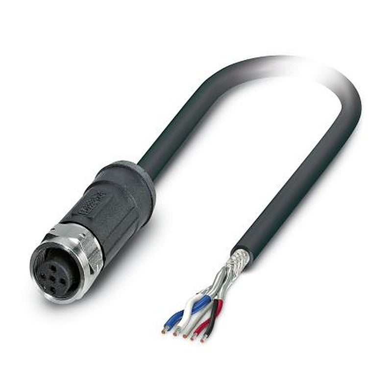 Phoenix Contact Female 5 way Straight to 5 way Unterminated Bus Cable, 10 m