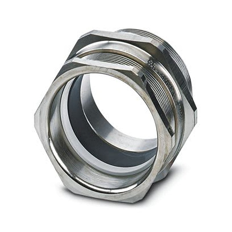 Phoenix Contact G-ESS Series Grey Stainless Steel Cable Gland, M63 Thread, 56 mm min., 47.2 mm max., IP66, IP67, IP68