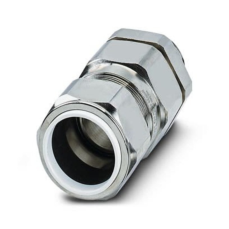Phoenix Contact 1411 Series Brass Nickel Plated Brass Cable Gland, M20 Thread, 15.9 mm min., 9.5 mm max., IP66, IP67,