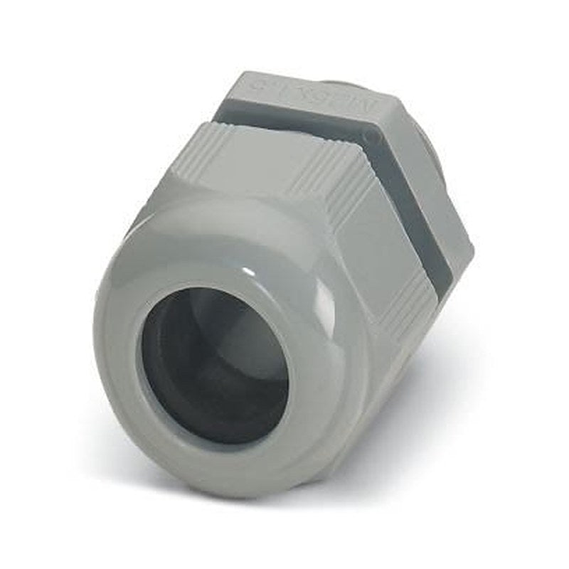 Phoenix Contact 1411 Series Silver, Grey Polyamide Cable Gland, 1/2 in NPT Thread, 14 mm min., 10 mm max., IP68, IP66