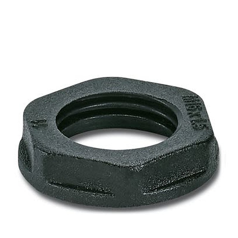 Phoenix Contact Black Polyamide Cable Gland Locknut, M16 Thread