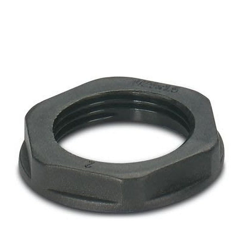 Phoenix Contact Connector Nut Black Counter Nut, Shell Size 21 mm for use with Circular Connector