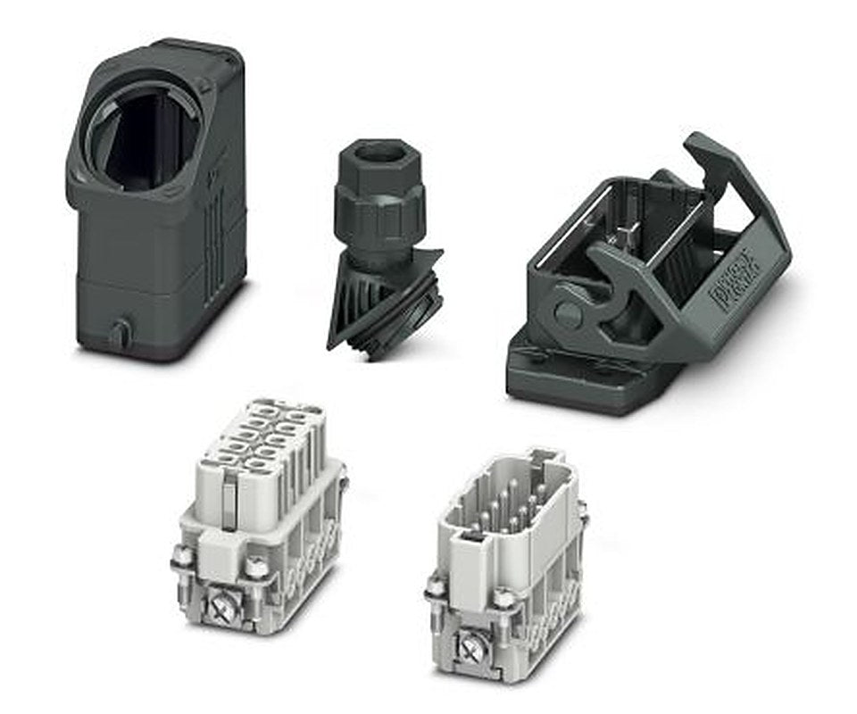 Phoenix Contact, A10UT, Heavy Duty Power Connector Kit, 10 Way, 20A, 250V ac