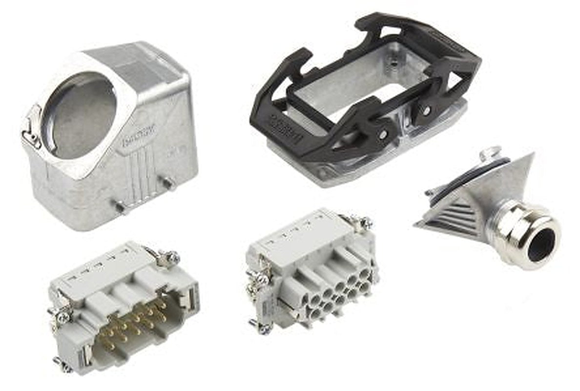 Phoenix Contact, HC, Heavy Duty Power Connector Kit, 10 Way, 16A