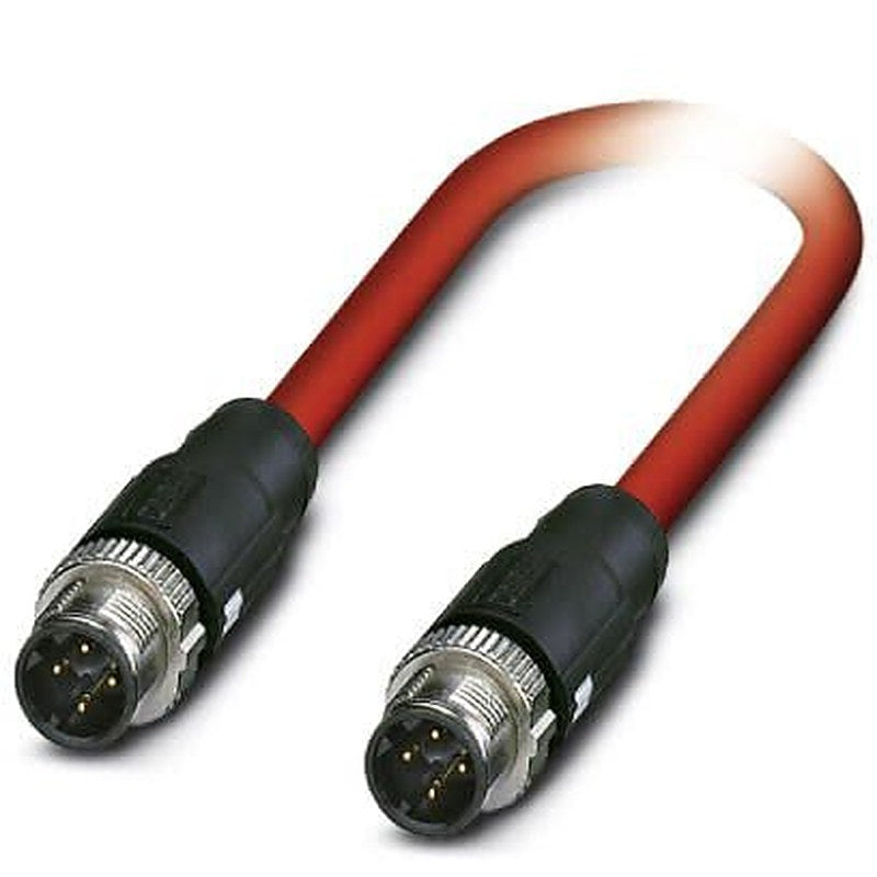 Phoenix Contact NBC, 10 m Cat5 Ethernet Cable, Red, Shielded 4 Screened Thermoplastic Polyurethane Sheath