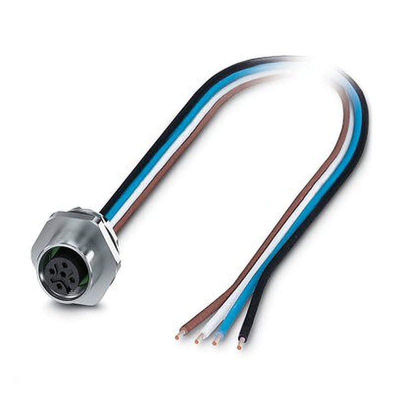 Phoenix Contact Circular Connector, 5 Contacts, Front, M12 Connector, Socket, Female, IP65, IP67, SACC Series