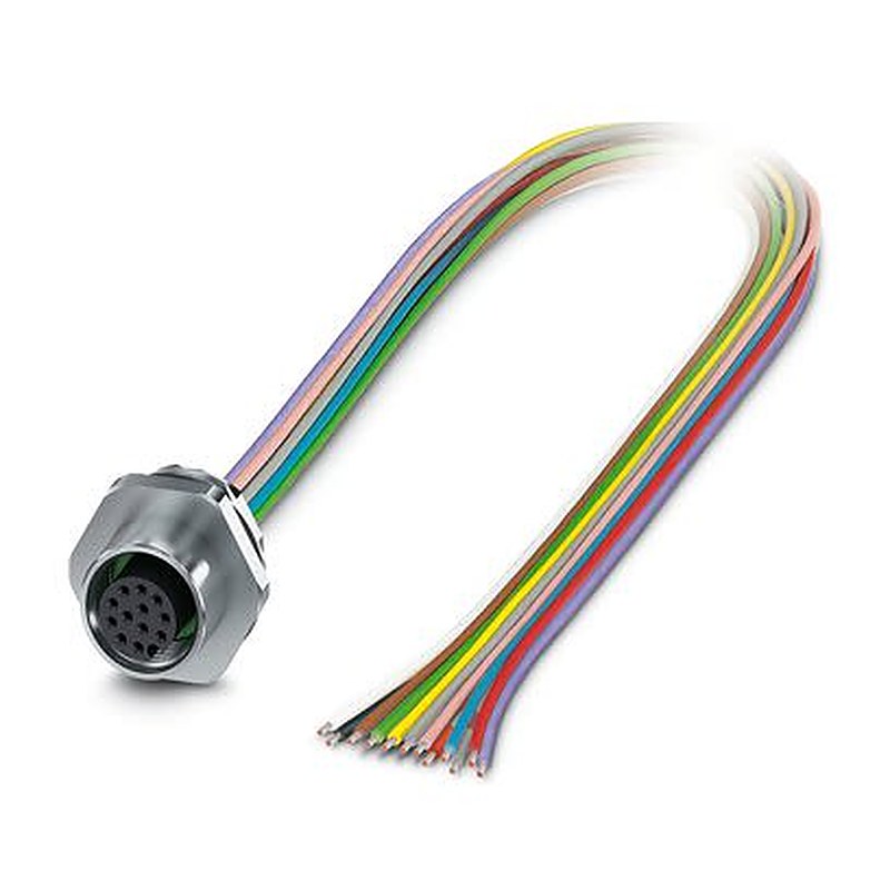 Phoenix Contact Circular Connector, 8 Contacts, Front, Front, M12 Connector, Socket, Female, IP65, IP67, SACC Series