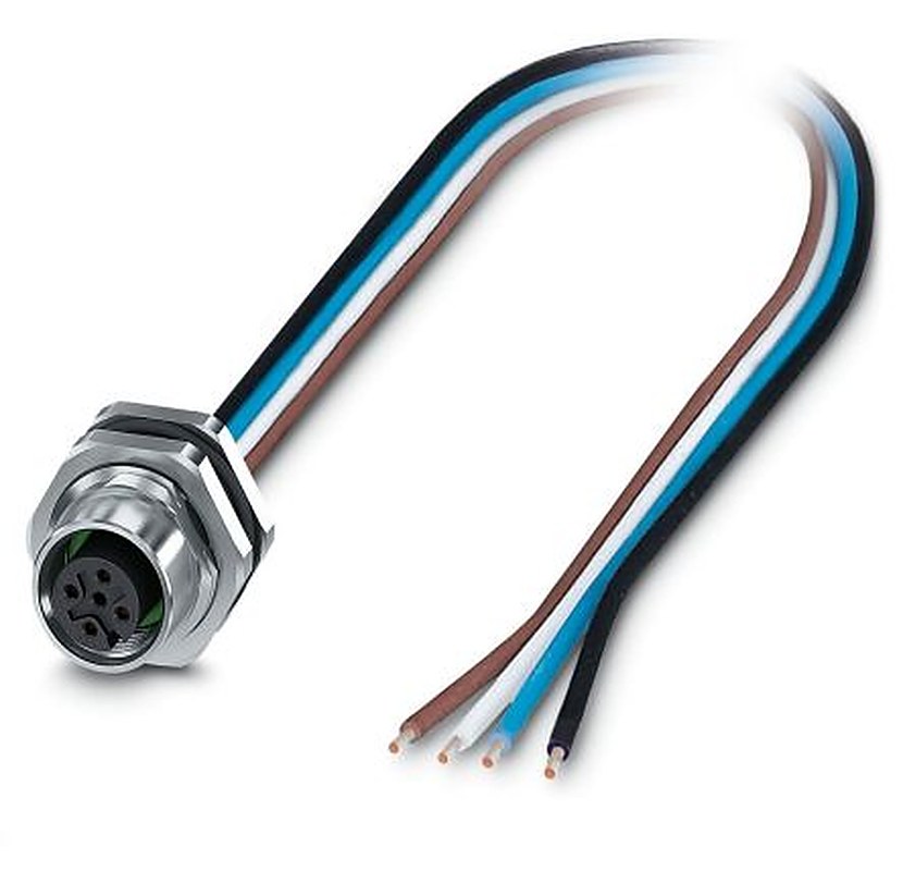 Phoenix Contact Circular Connector, 5 Contacts, Rear, M12 Connector, Socket, Female, IP67, 5 Series