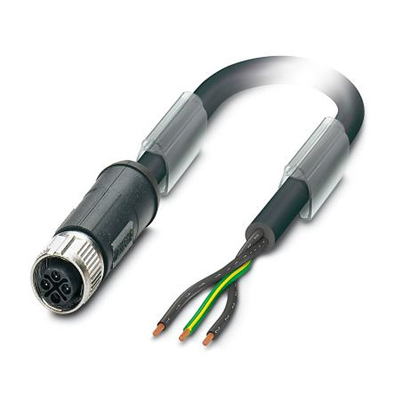 Phoenix Contact Female 3 way M12 to 3 way Unterminated Sensor Actuator Cable, 10 m