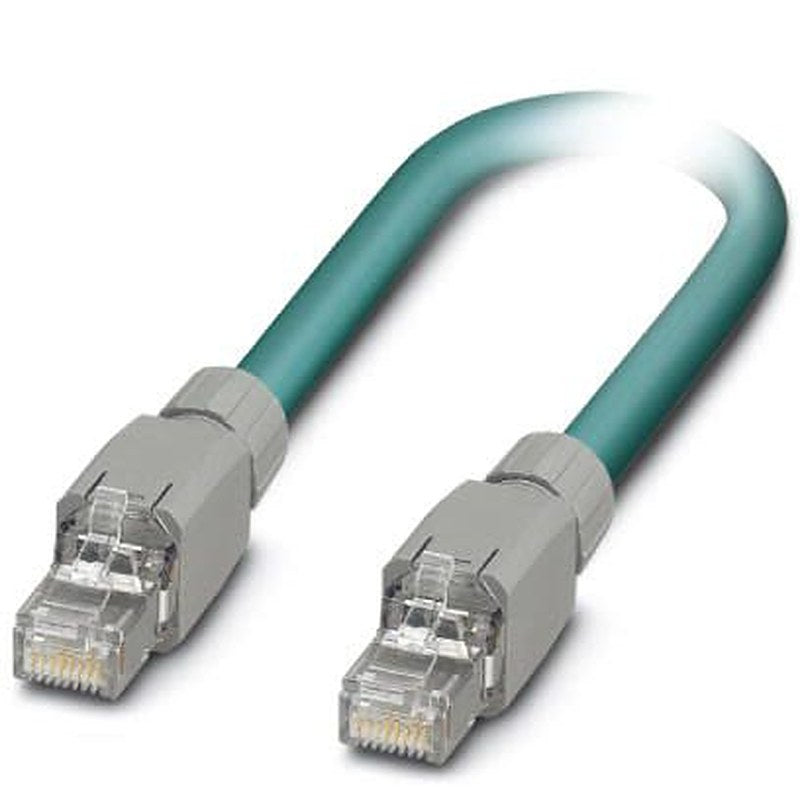 Phoenix Contact VS, 2 m Cat5 Ethernet Cable, Blue, Shielded 2 Screened Polyurethane Sheath