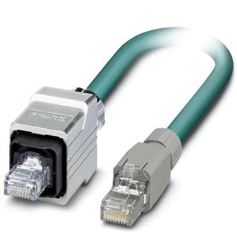 Phoenix Contact VS, 2 m Cat5 Ethernet Cable, Blue, Shielded 8 Screened Polyurethane Sheath