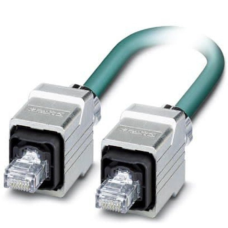 Phoenix Contact VS, 10 m Cat5 Ethernet Cable, Blue, Shielded Screened Polyurethane Sheath