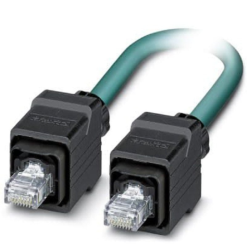 Phoenix Contact VS, 10 m Cat5 Ethernet Cable, Blue, Shielded Screened Polyurethane Sheath
