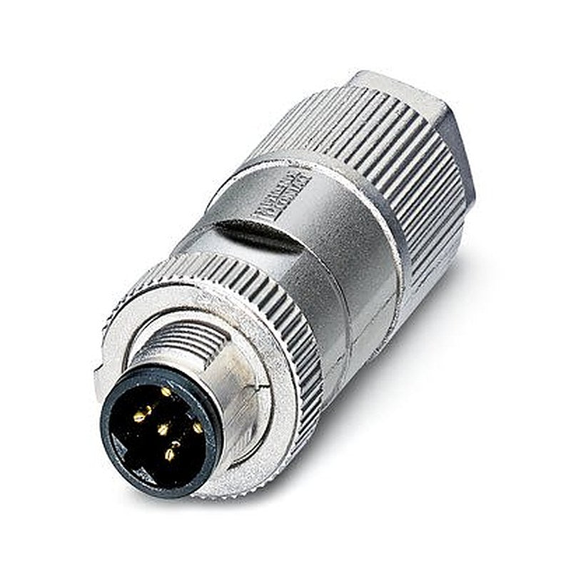 Phoenix Contact Circular Connector, 2 Contacts, Cable, M12 Connector, Plug, Male, IP65, IP67, SACC-M12MSB-2QO SH PB