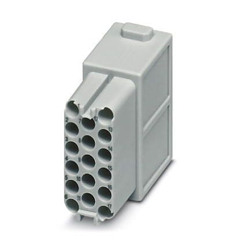 Phoenix Contact HC-M-17 Series Heavy Duty Power Connector Module, 17-Contact, 3 Row, 1414357