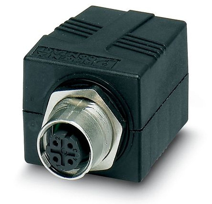 Phoenix Contact SACC-MSX-8QO Series Ethernet Connector Female, Rear, Cat5 Straight 4 Port 4 Way