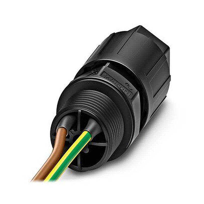 Phoenix Contact Circular Connector, 3 Contacts, Front, M20 Connector, Plug, Male, IP66, IP68, IP69K, QPD Series