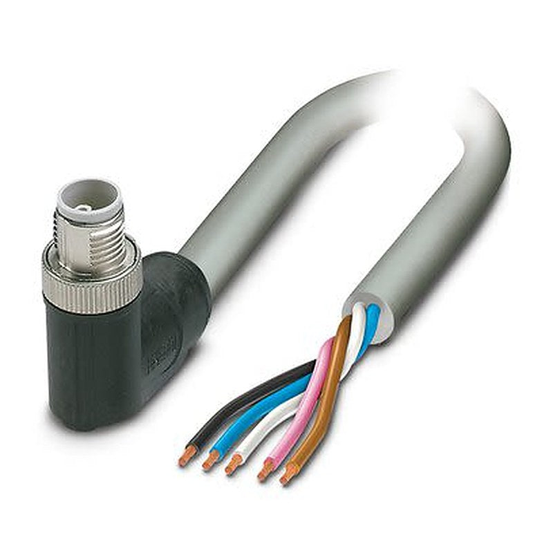 Phoenix Contact SAC, 1.5 m 5 Core Power Cable, Grey Polyurethane 80 °C