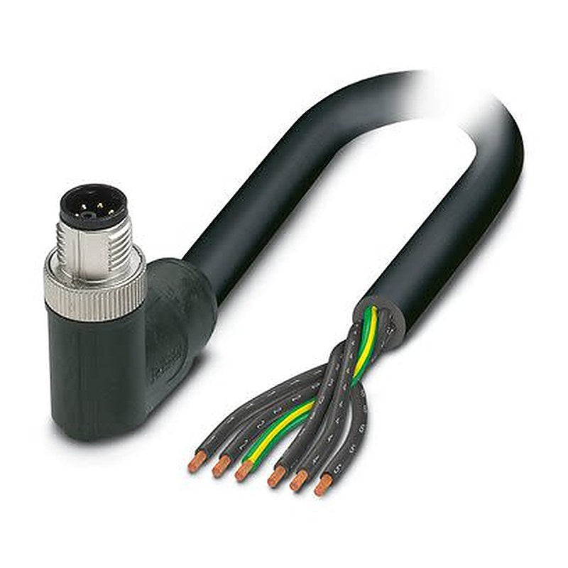 Phoenix Contact 14149, 10 m 6 Core Power Cable, Black, Grey Polyvinyl Chloride 85 °C