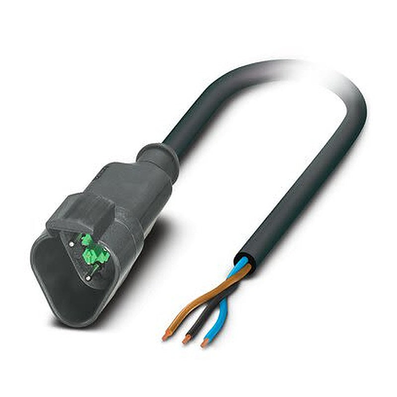 Phoenix Contact Male 3 way Deutsch, Deutsch, Straight, Straight to 3 way Straight, Straight Sensor Actuator Cable, 5 m
