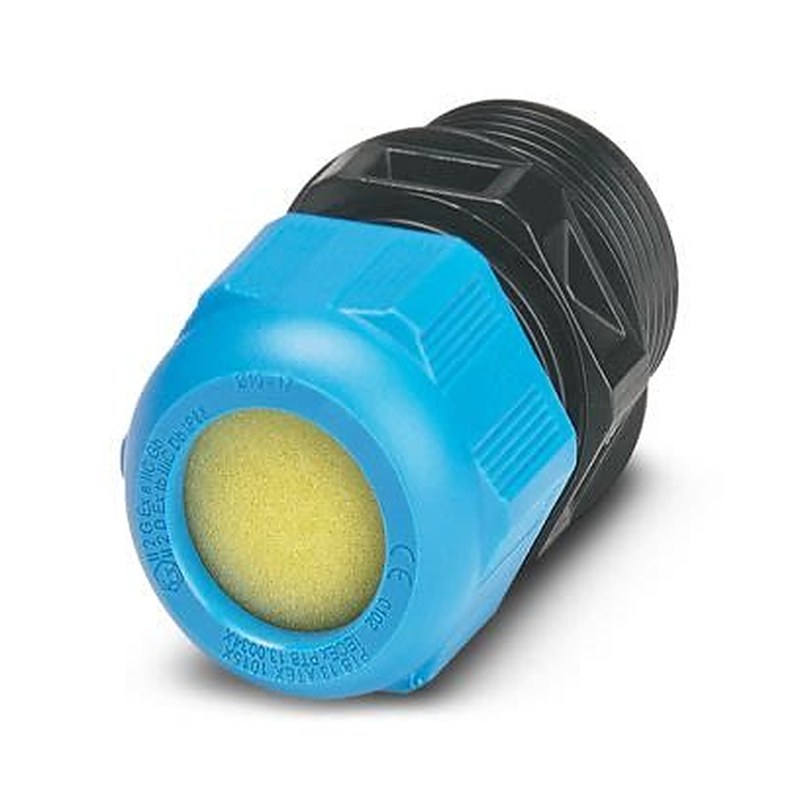 Phoenix Contact G-ESIS Series Blue, Black Polyamide Cable Gland, M25 x 1.5 Thread, 10 mm min., 17 mm max., IP68, IP66