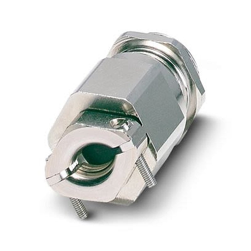 Phoenix Contact G-INESR Series Silver Nickel Plated Brass Cable Gland, M20 x 1.5 Thread, 6 mm min., 13 mm max., IP69,