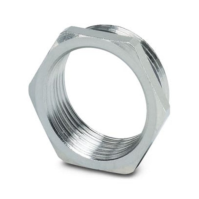 Phoenix Contact Cable Gland Adapter, PG21 Exterior Thread, PG16 Interior Thread, Nickel Plated Brass