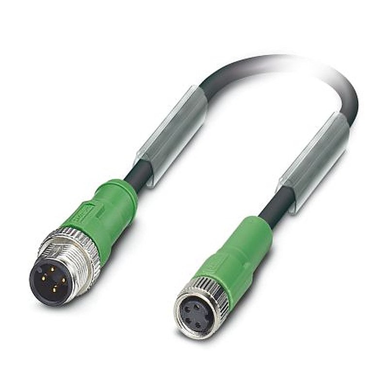 Phoenix Contact Male 4 way M12, Straight to Female 4 way M8, Straight Sensor Actuator Cable, 300 mm