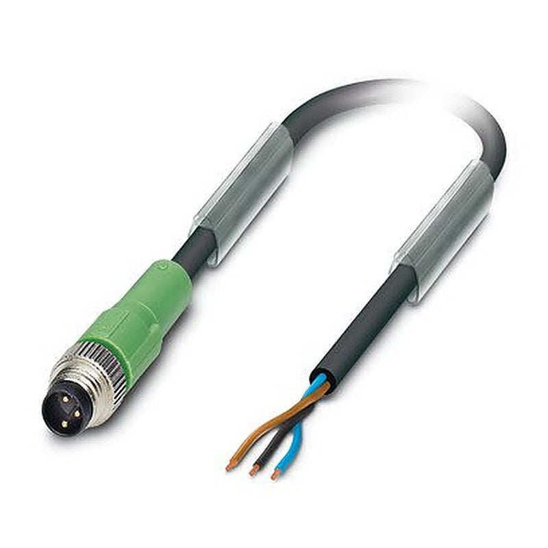 Phoenix Contact Male 3 way M8, Straight to Straight Sensor Actuator Cable, 1.5 m