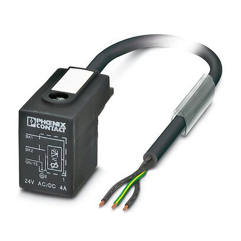 Phoenix Contact 3 way Free Cable End to 3 way Straight, Valve Connector, Valve Connector Actuator/Sensor Cable, 1.5 m