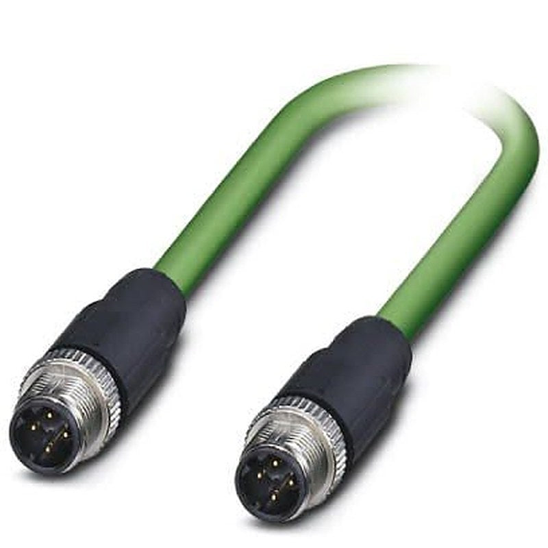 Phoenix Contact VS, 2 m Cat5 Ethernet Cable, Green, Shielded 4 Screened Polyurethane Sheath