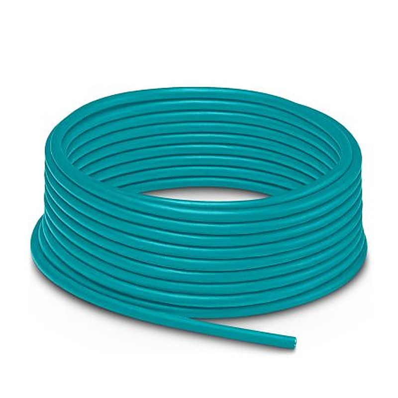 Phoenix Contact VS-OE-OE-94A, 100 m Cat5 Ethernet Cable, Blue, Copper Braid 2 Screened Polyurethane Sheath