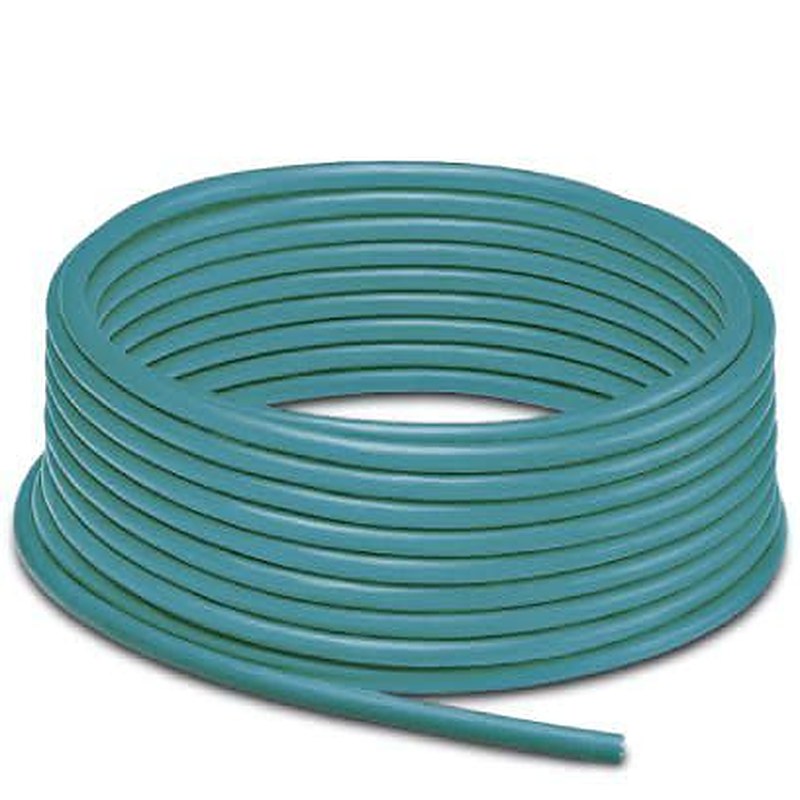 Phoenix Contact VS, 100 m Cat7 Ethernet Cable, Blue, Aluminium/Polyester Foil 8 Screened