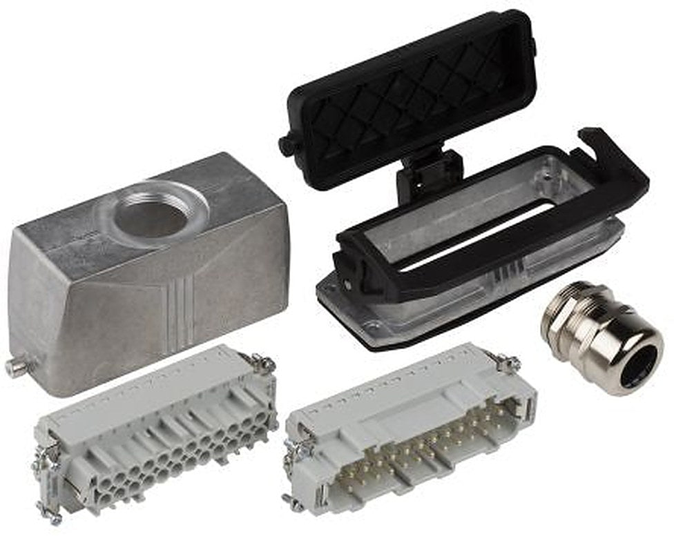 Phoenix Contact, HC, Heavy Duty Power Connector Kit, 24 Way, 16A