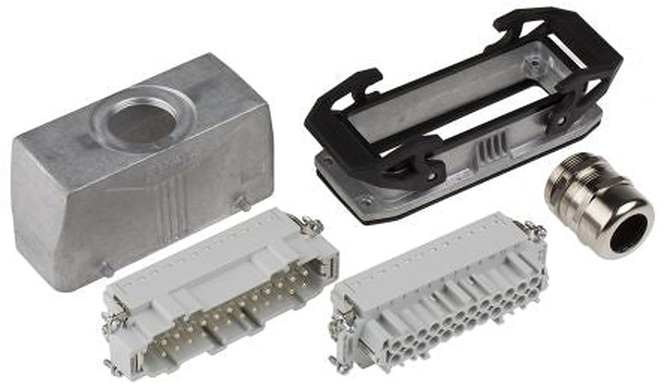 Phoenix Contact, HC, Heavy Duty Power Connector Kit, 24 Way, 16A