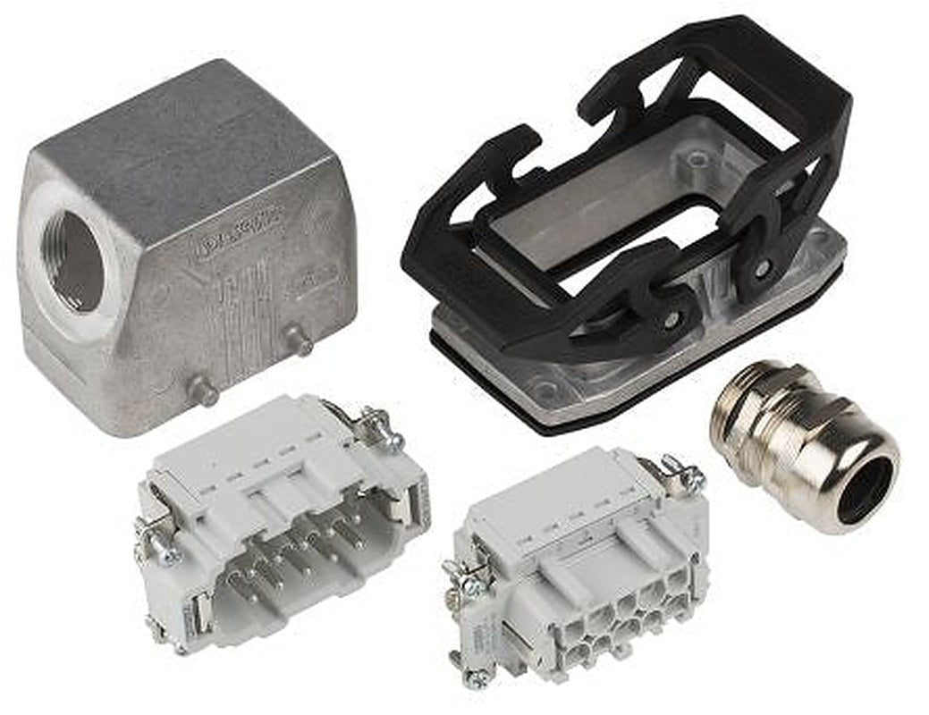 Phoenix Contact, HC, Heavy Duty Power Connector Kit, 10 Way, 16A